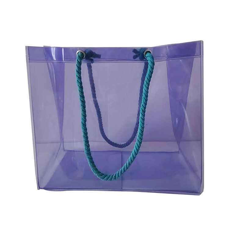 Bolsa de playa de PVC de color