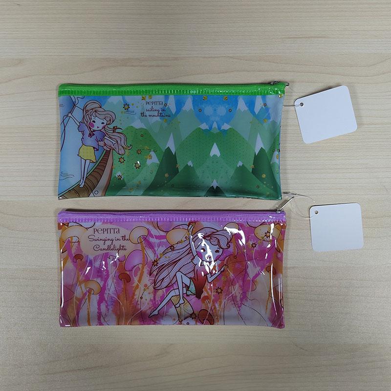 Bolsa con cremallera de PVC ecológica