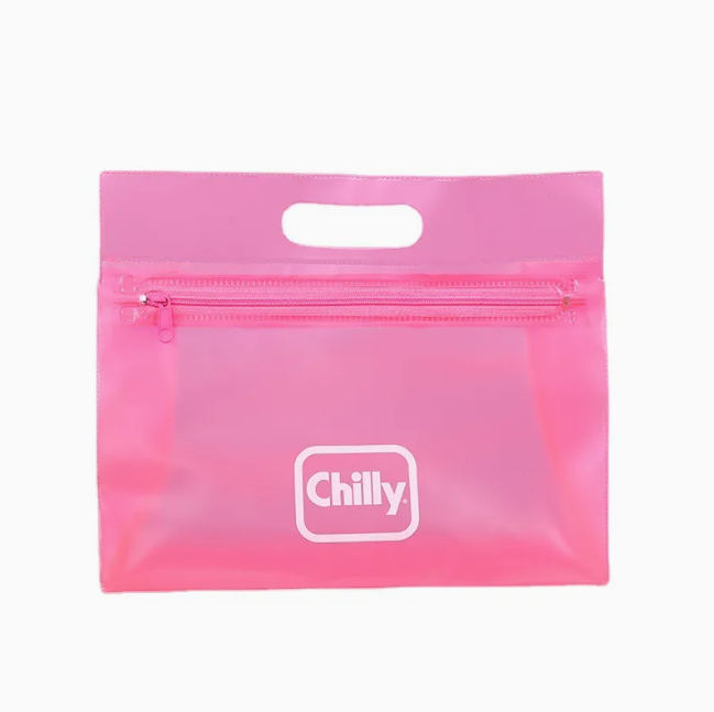 Bolsa con cremallera y logo estampado de EVA