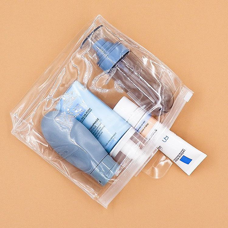Bolsa de cosméticos transparente de EVA