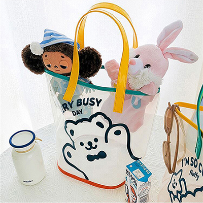 Bolso lindo del pvc de la jalea del caramelo de la moda
