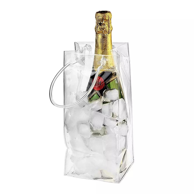Bolsa de hielo transparente de PVC
