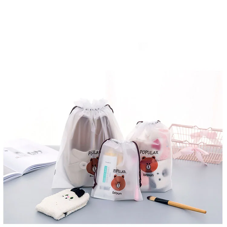 Bolsa con cordón de PVC