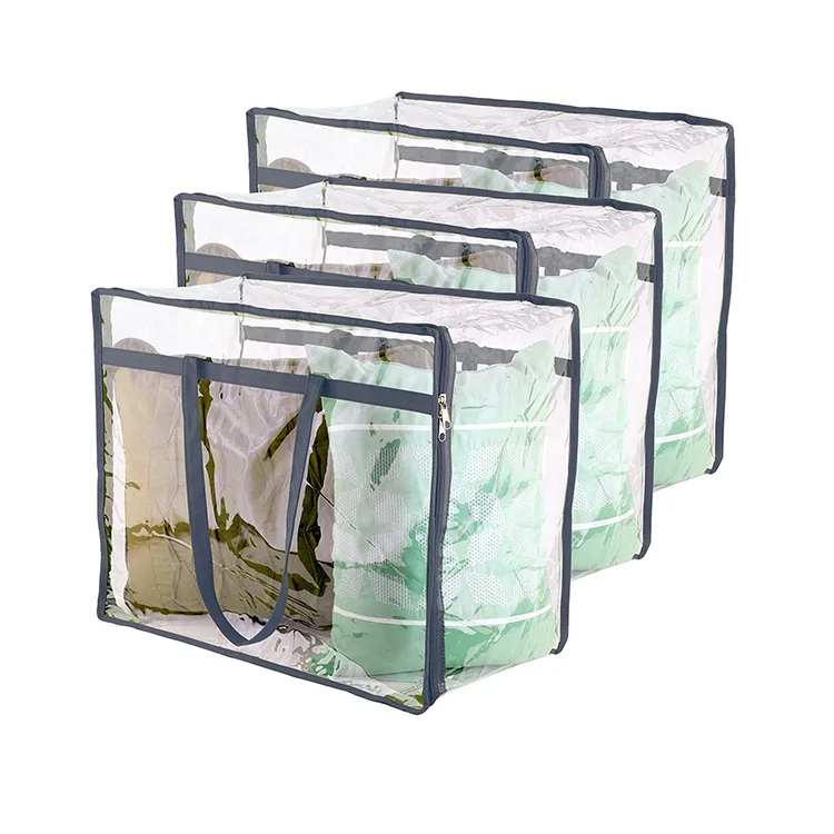 Bolsa con cremallera de almohada de PVC