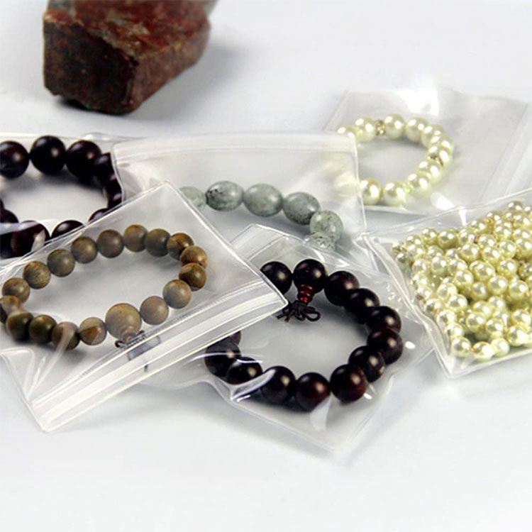 Bolsa con cremallera de PVC para joyería
