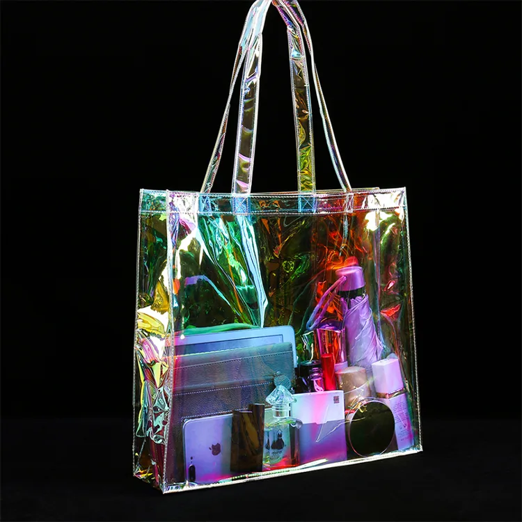 Bolsos de mano transparentes de PVC transparente