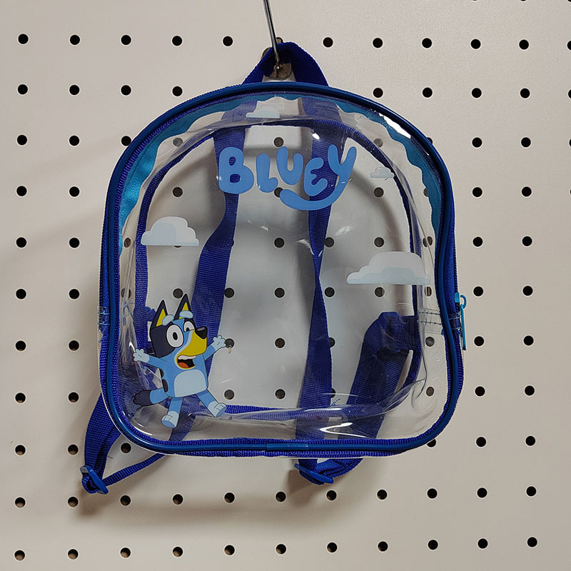 Mochila de PVC transparente