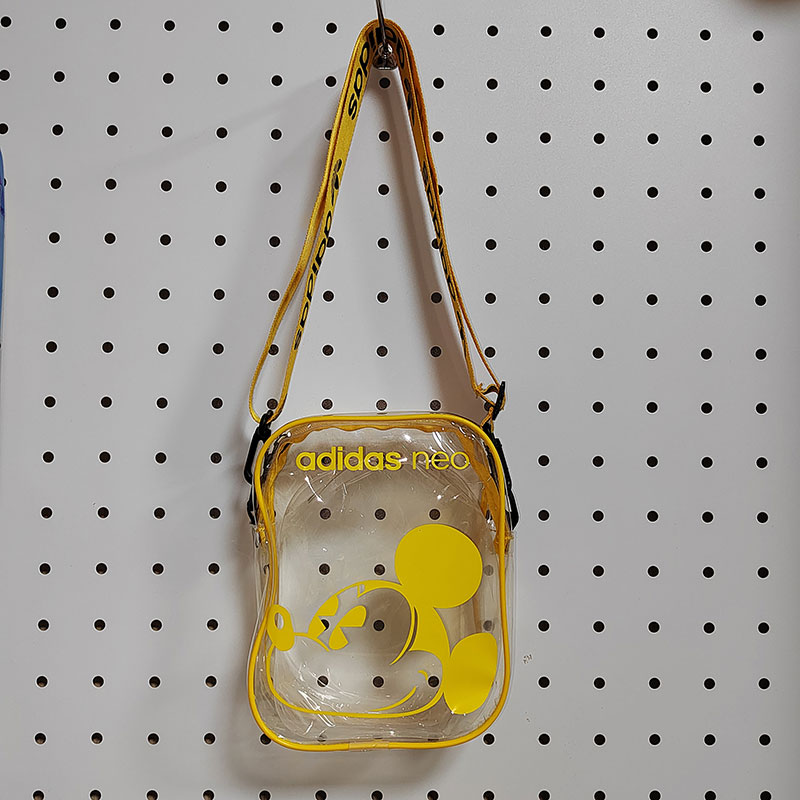 Bolso bandolera de PVC transparente